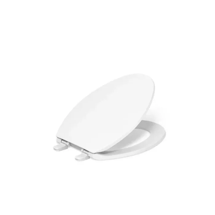 Brevia Elongated Toilet Seat in White