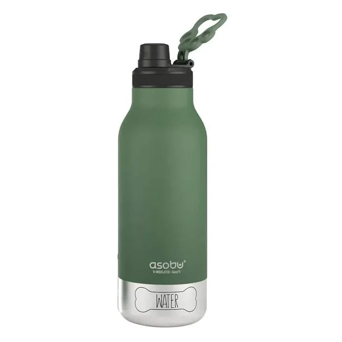 Buddy 32 oz. Basil Green Stainless Steel Water Bottle