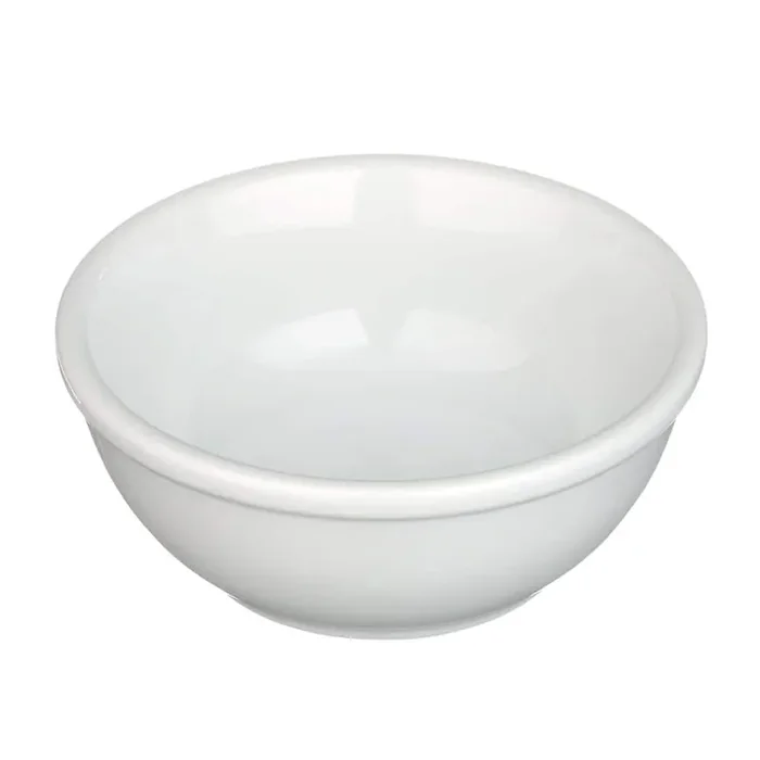 Buffalo 13.5 oz. 36-Piece Bright White Rolled Edge Nappie Bowl