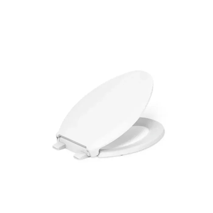 Cachet Elongated Antimicrobial, Soft Close Toilet Seat in White