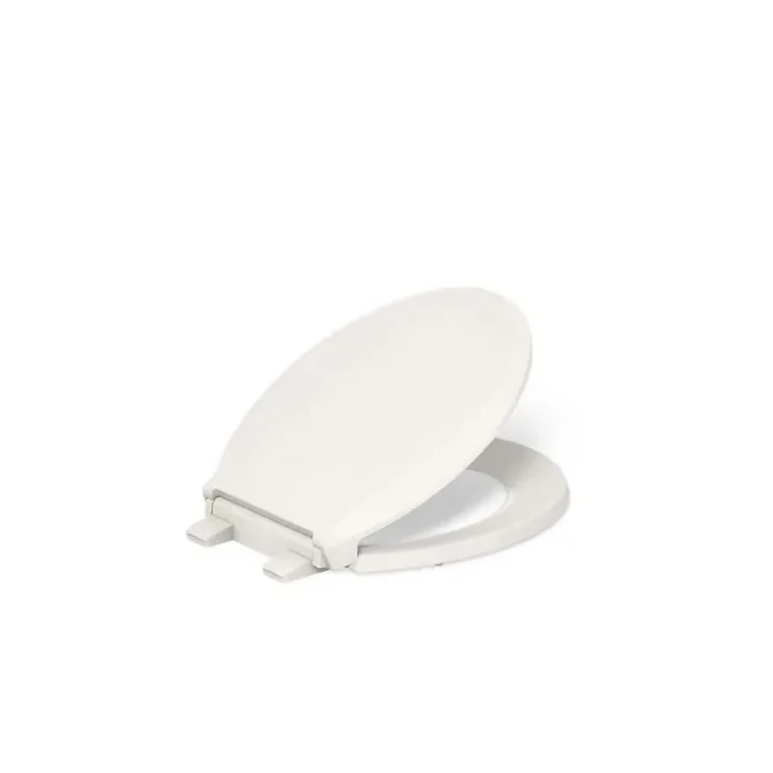 Cachet Round Nightlight Quiet Close Toilet Seat in Biscuit