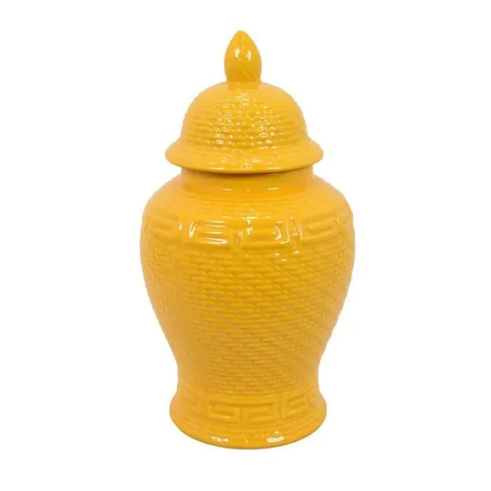 Ceramic Jar with Finial Top