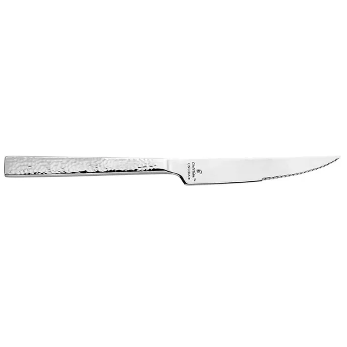 Chef‘s Table Hammered 18/0 Stainless Steel Steak Knives (Set of 12)