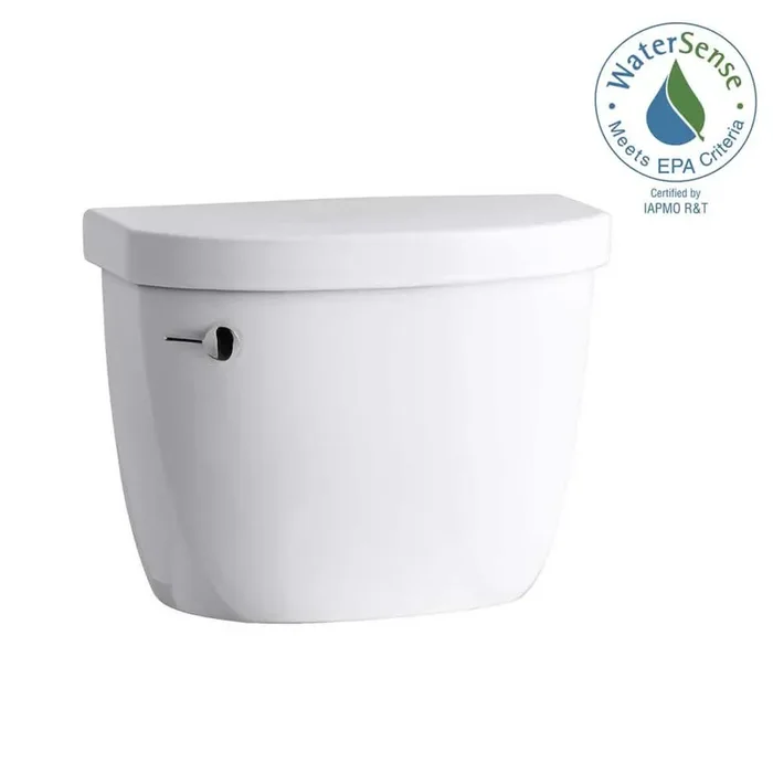Cimarron 1.28 GPF Single Flush Toilet Tank Only with AquaPiston Flushing Technology in White