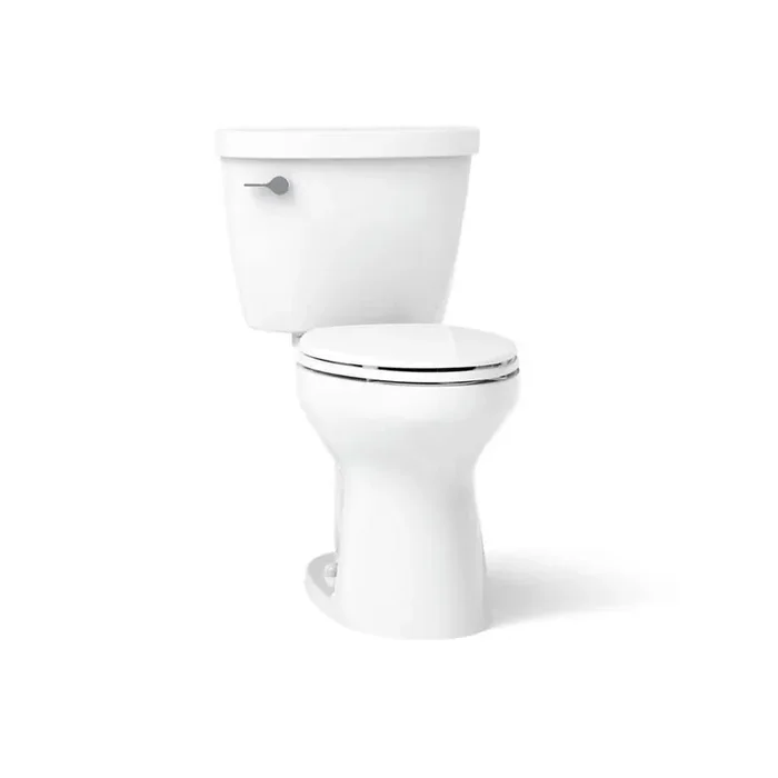 Cimarron 12 in. Rough In 2-Piece 1.28 GFP Single Flush Elongated Toilet in White with Soft Close Seat
