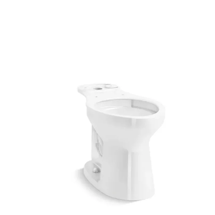 Cimarron 12 in. Rough In Elongated Chair Height Toilet Bowl Only in White, Seat Not Included