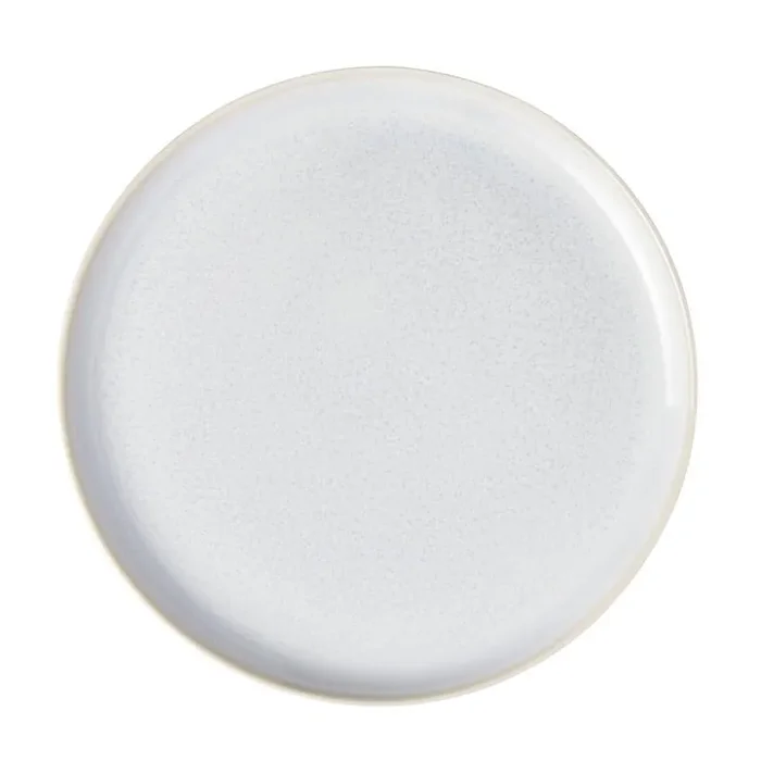 Crafted Cotton White Dinner Plate