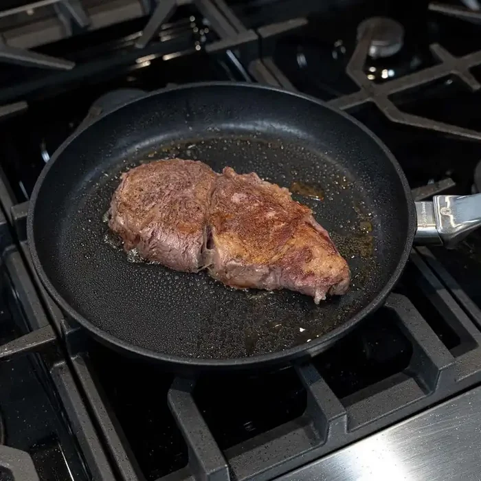 CXD 10.25 in. Nonstick Ceramic Frying Pan Glossy Black