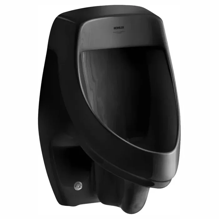 Dexter 1.0 GPF Urinal with Rear Spud in Black Black