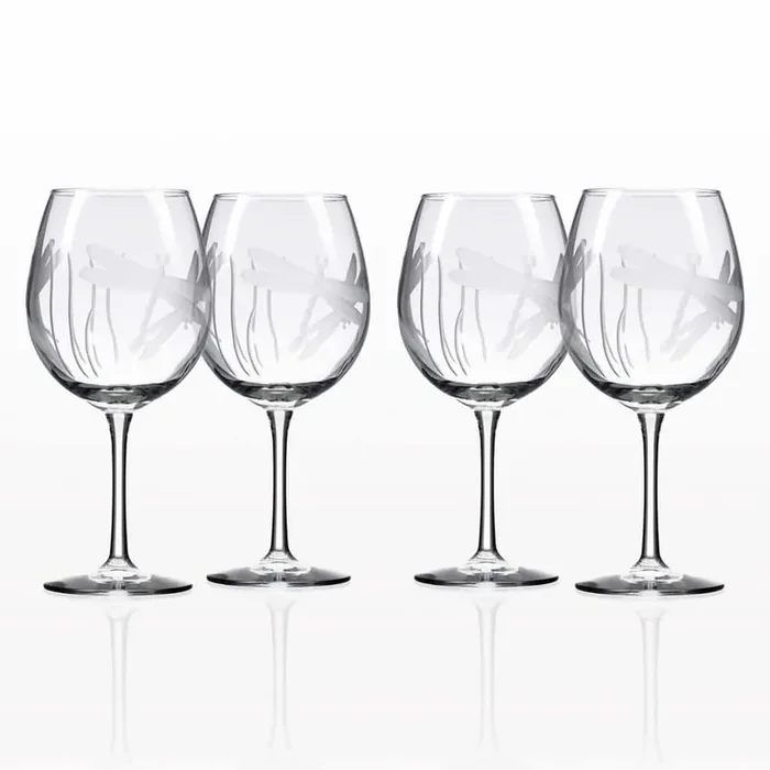 Dragonfly 18 oz. Balloon Wine Glass (Set of 4)