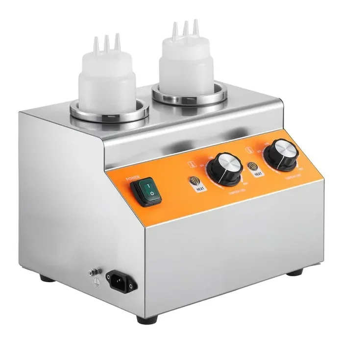 Electric Bottle Warmer with Bottles, 0. 8×2 L, Commercial, Temp Adjustable (86-185℉), with Stainless Steel surface