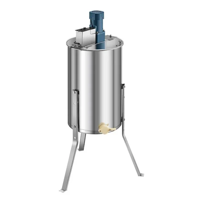 Electric Honey Extractor 3-Frame Stainless Steel with 3-Adjustable Legs for Beekeeping
