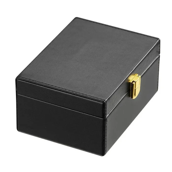 Faraday Box, 5.9 in. Black Waistpack PU Leather Signal Blocking Holde, Keyless Fob Protector Shielding for WiFi