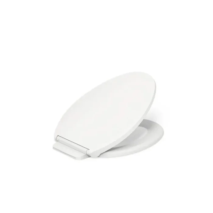 Glenbury Elongated Readylatch Quiet-Close Toilet Seat in White