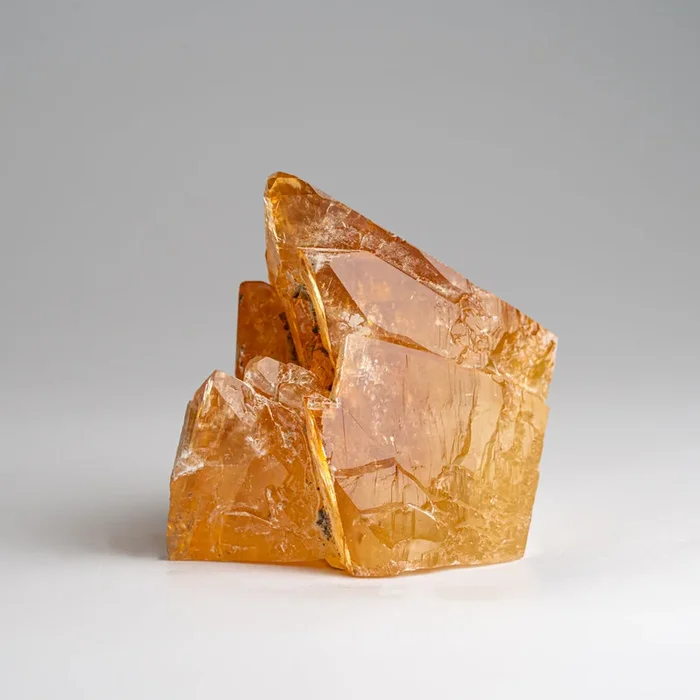 Golden Calcite Crystal from Elmwood Mine, Tennessee (249 grams)