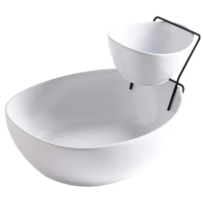 Gracious Dining 2-Tier Chip and Dip Server Set