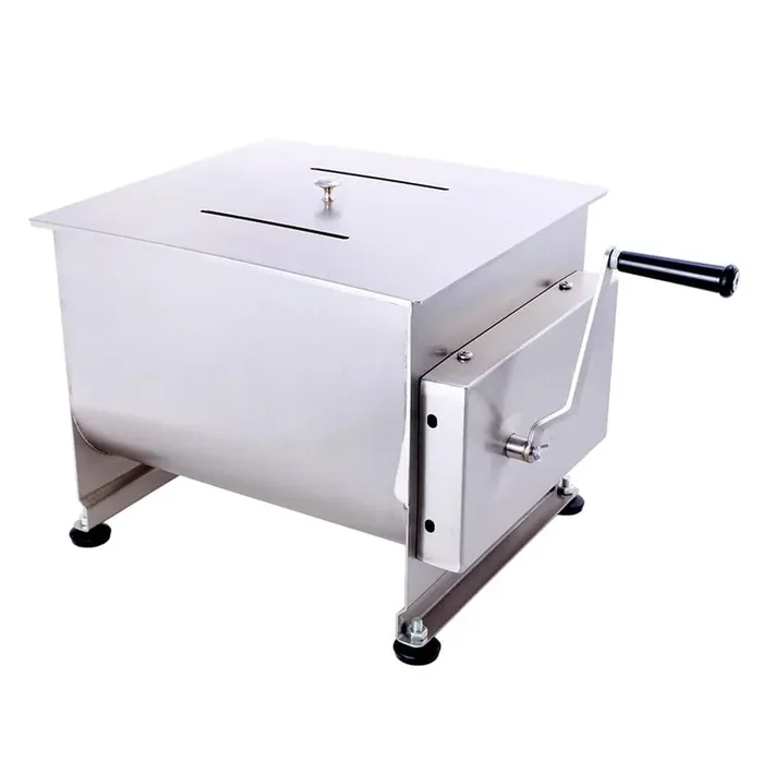 Hakka 20L S/S Meat Mixer, Double Shaft, Rotary Tank, Handy Use