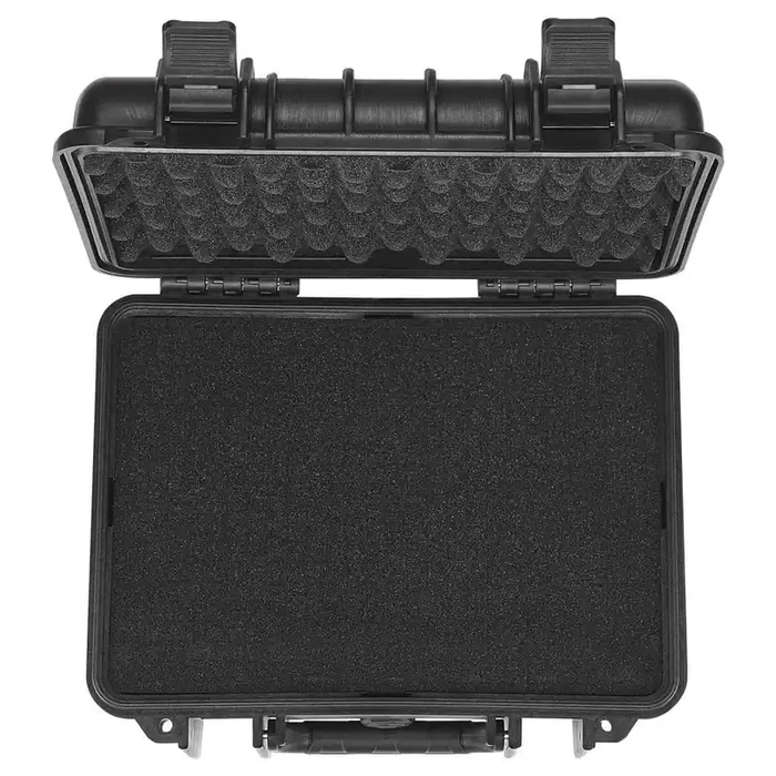 Hard Pistol Cases, 14. 1×11. 5x 7.6 in. Black Backpacks Waterproof and Dustproof Hard Gun Case, Lockable Pistol Case