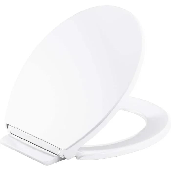Highline Round Quiet-Close Toilet Seat in White (3-Pack)