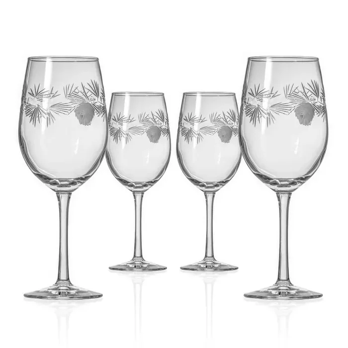 Icy Pine 12 oz. White Wine Glasses – Set of 4