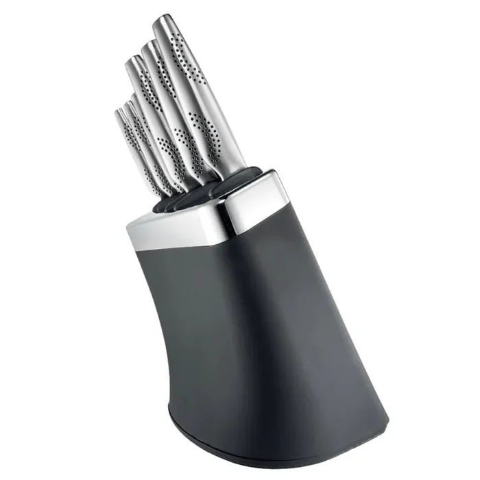 ID3 7-Piece Stainless Steel Knife Set with Kobe Knife Block