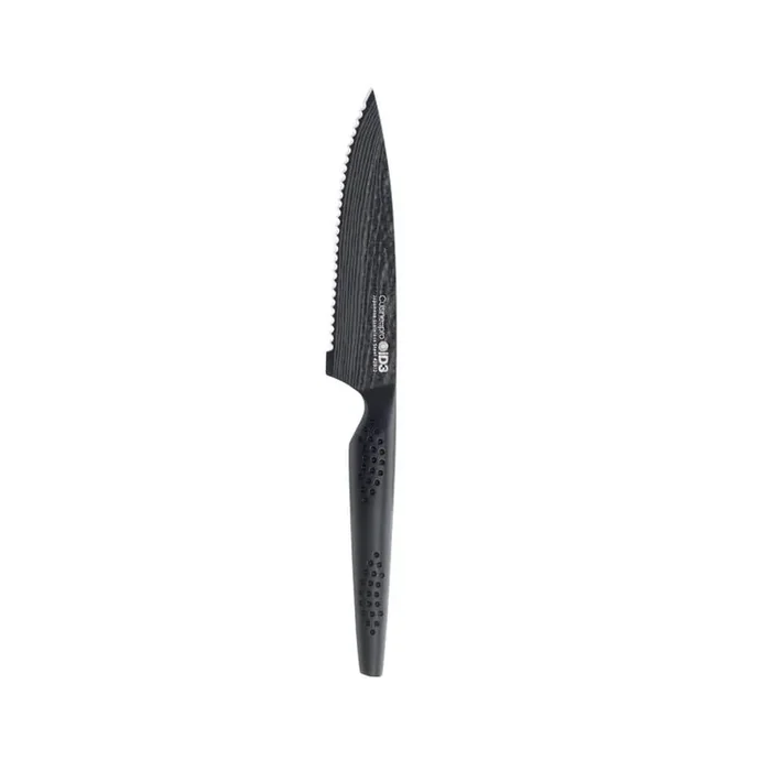 iD3 BLACK SAMURAI 4.5 in. Stainless Steel Full Tang Steak Knife Set of 4