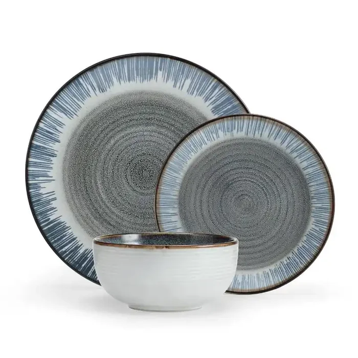Jaimie 12-Piece Stoneware Dinnerware Set
