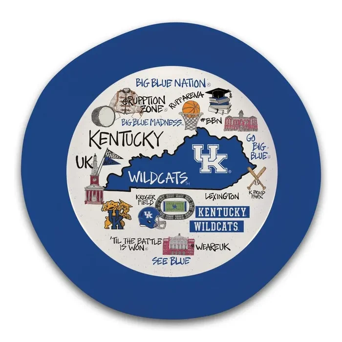 Kentucky 13.5 in. 64 fl. oz. Assorted Colors Melamine Serving Bowl