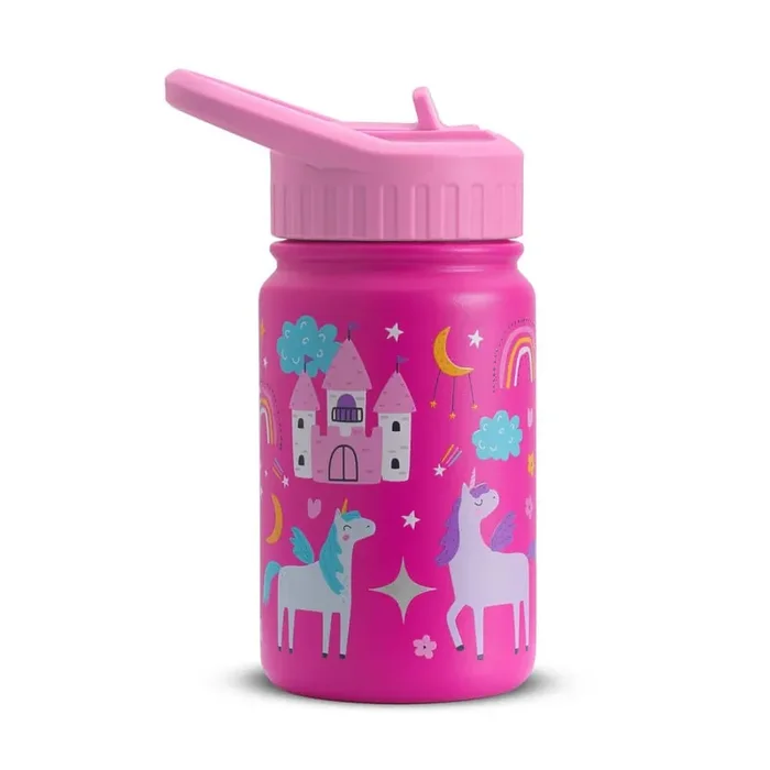Kids 12-Ounce Stainless Steel Vacuum Insulated Bottle, Unicorn