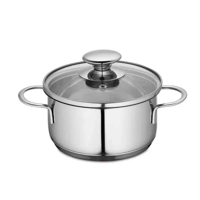 Kuchenprofi 1 qt. Stainless Steel Stock Pot with Glass Lid