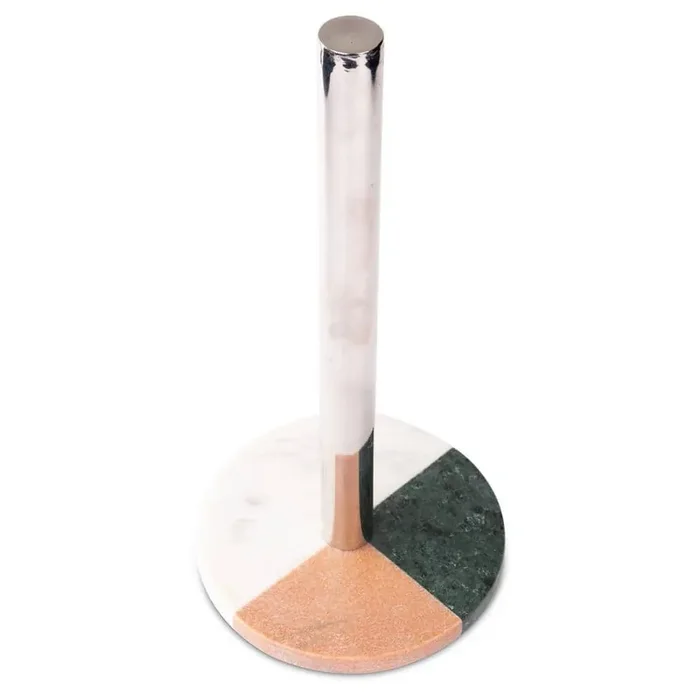 Marble Counter Mount Multi-colored Paper Towel Holder