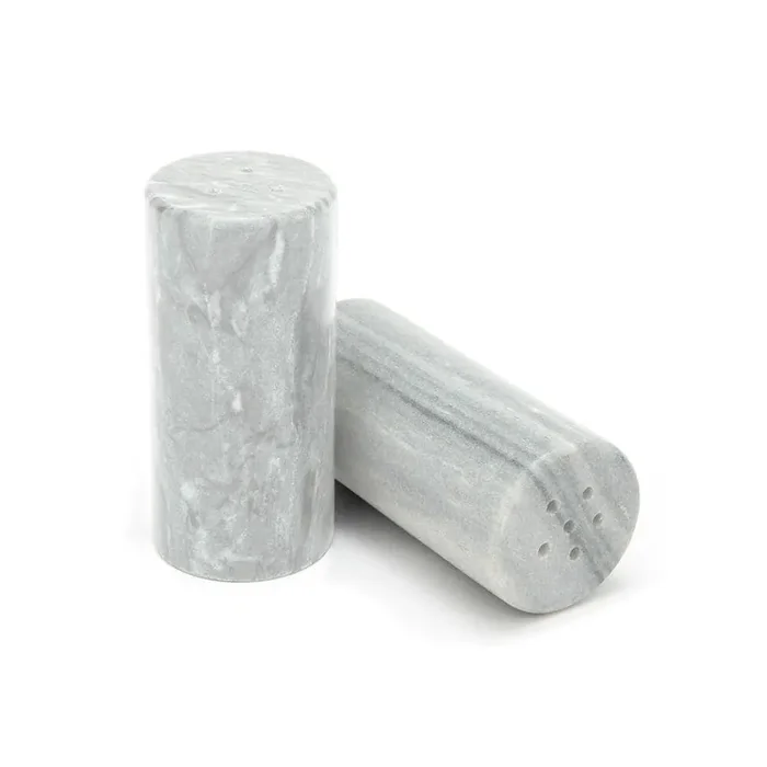 Marble Salt and Pepper Shaker, White