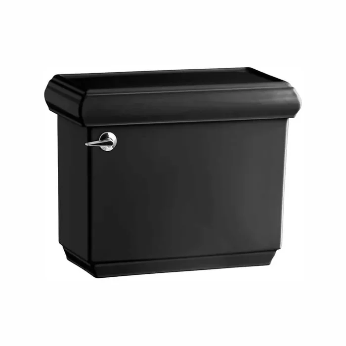 Memoirs 1.28 GPF Single Flush Toilet Tank Only with AquaPiston Flushing Technology in Black