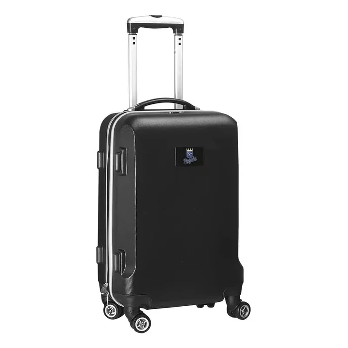 MLB Kansas City Royals Black 21 in. Carry-On Hardcase Spinner Suitcase