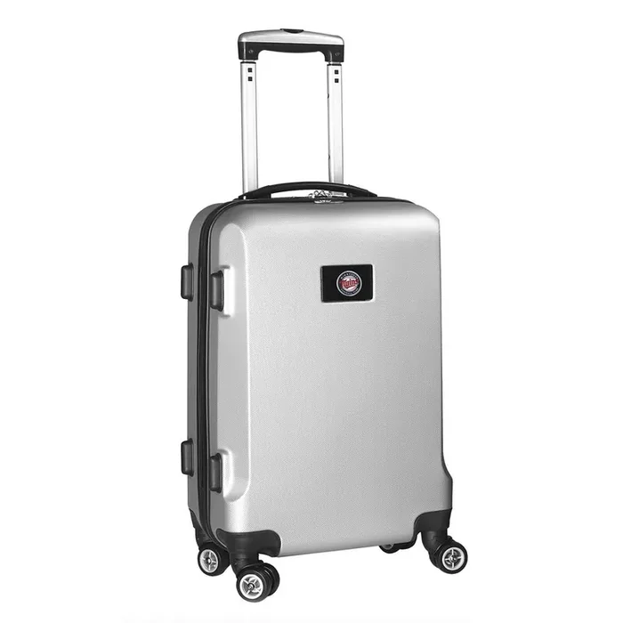 MLB Minnesota Twins Silver 21 in. Carry-On Hardcase Spinner Suitcase
