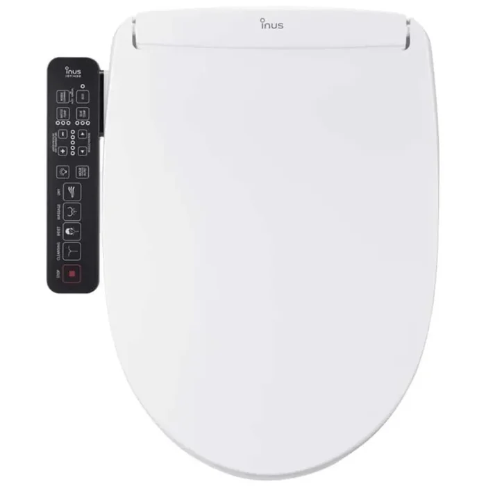 N32 Heated Elongated Electric Bidet Front Toilet Seat in White
