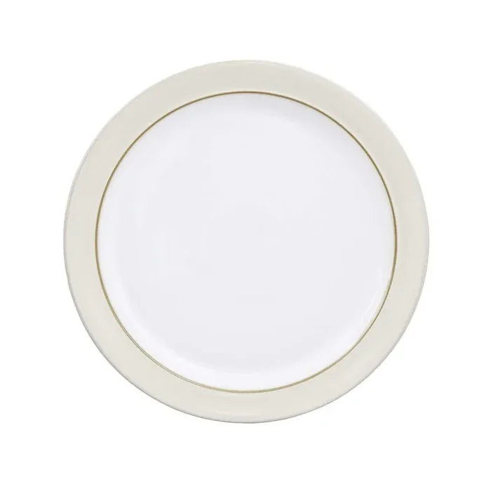 Natural Canvas White Salad Plate