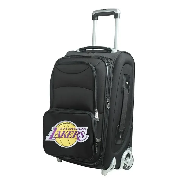 NBA Los Angeles Lakers 21 in. Black Carry-On Rolling Softside Suitcase