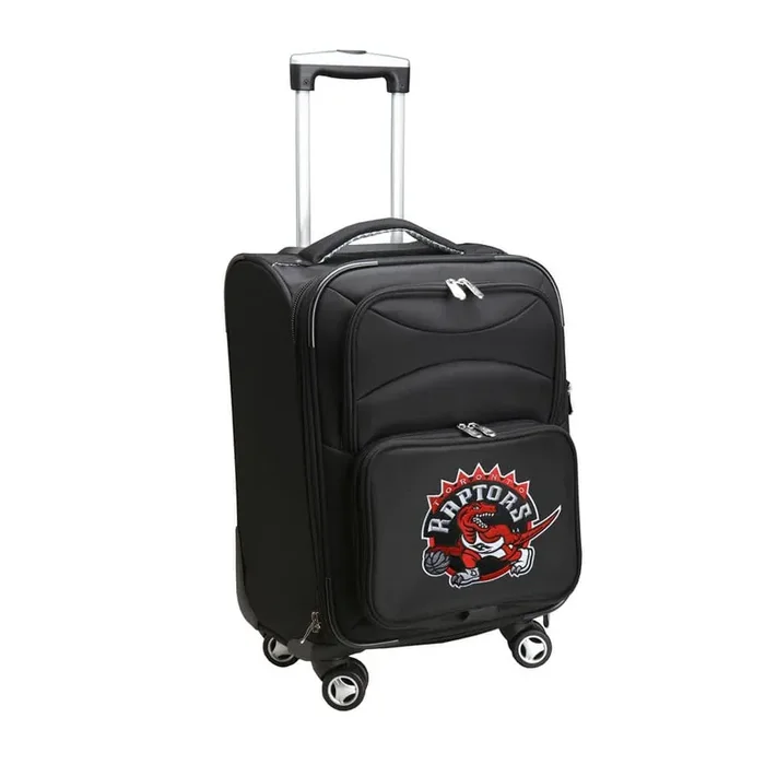 NBA Toronto Raptors 21 in. Black Carry-On Spinner Softside Suitcase