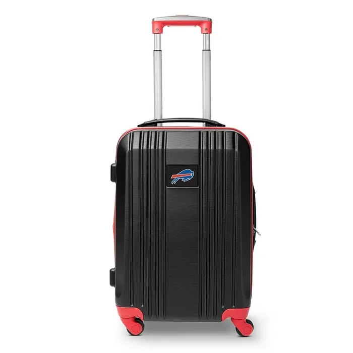 NFL Buffallo Bills Red 21 in. Hardcase 2-Tone Luggage Carry-On Spinner Suitcase