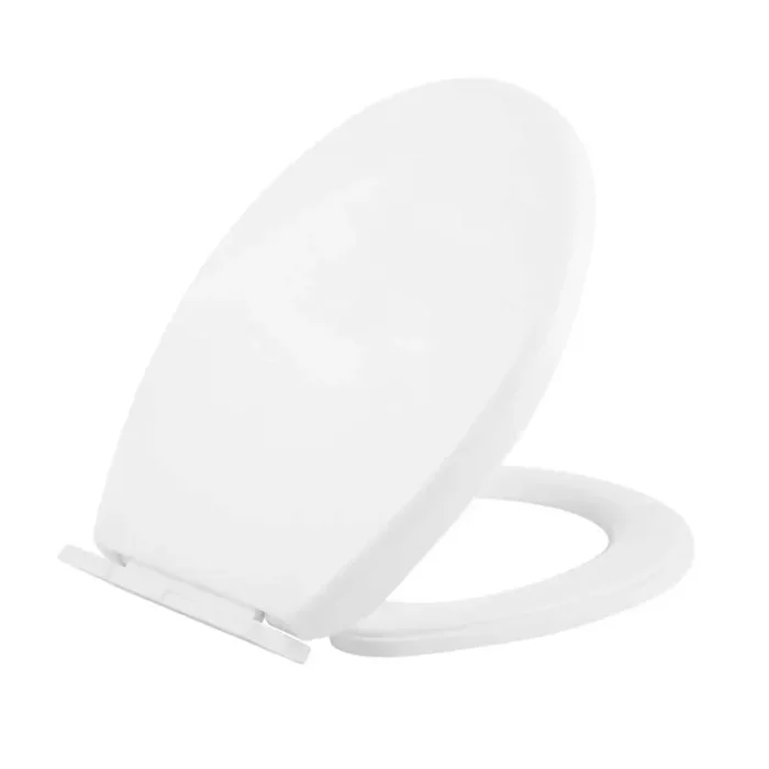 Non-Electric Waterless Composting Toilet System in White Soft-Close Toilet Lid