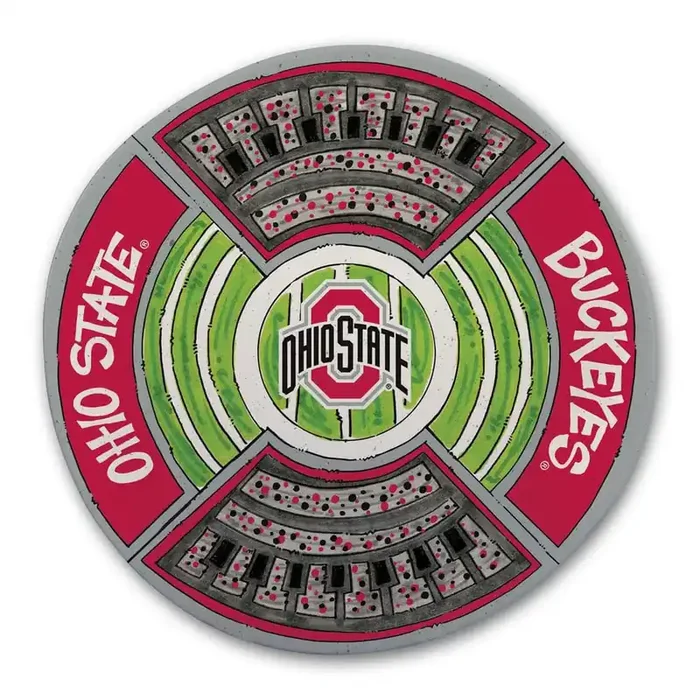 Ohio State Football Stadium Melamine Platter