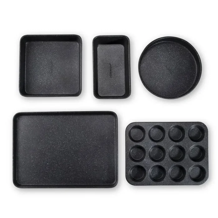 Professional 5-Piece Titanium and Diamond Infused Non-Stick Bakeware Set