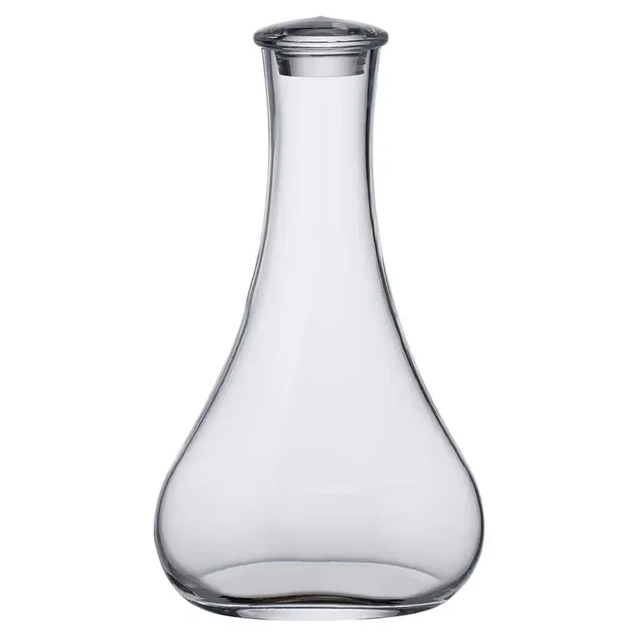 Purismo Wine 25.25 oz. Lead-Free Crystal White Wine Decanter with Stopper