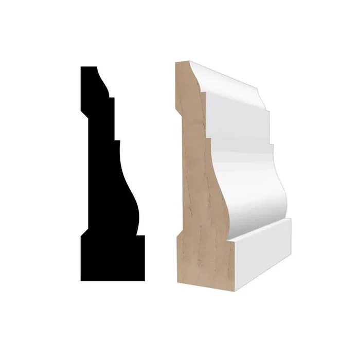 RMC 366 11/16 in. D x 2 1/4 in. W x 99in. L Primed Finger-Joined Pine Casing 10-pcs 82.5 Ft Total