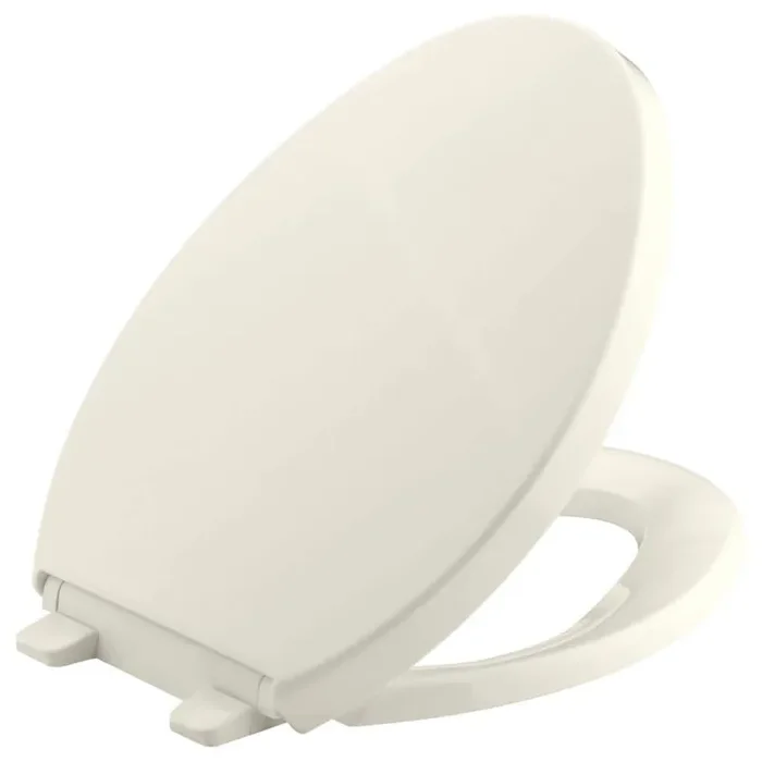 Saile Elongated Toilet Seat in Biscuit