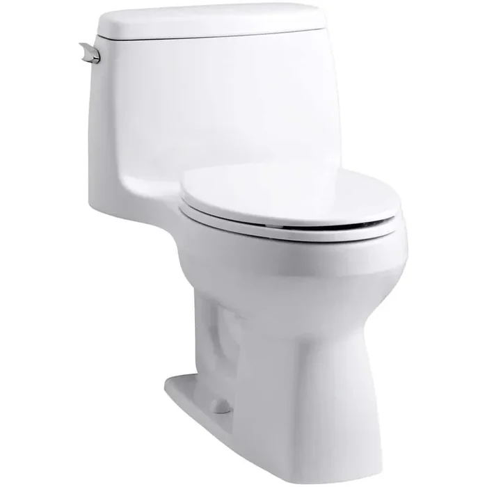 Santa Rosa 12 in. Rough In 1-Piece 1.6 GPF Single Flush Elongated Toilet in White Seat Included
