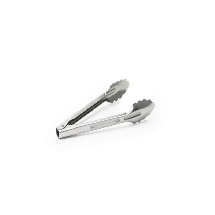 Stainless Steel 9.5 In. Commercial Extra Heavy Utility Tongs