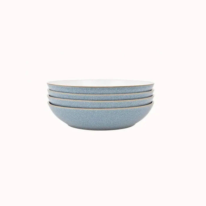 Stoneware Elements Blue (Set of 4) 35.5 fl. oz. Pasta Bowls