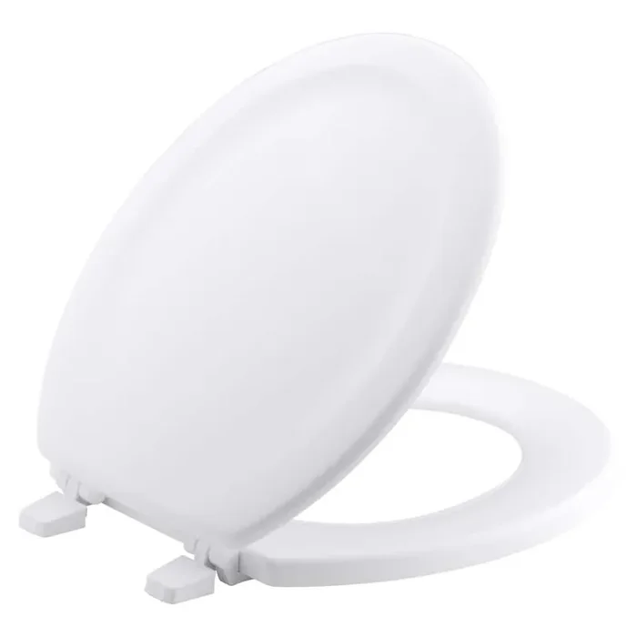 Stonewood Round Toilet Seat in White